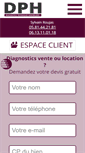 Mobile Screenshot of dph-expertise.fr