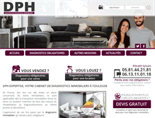 Tablet Screenshot of dph-expertise.fr